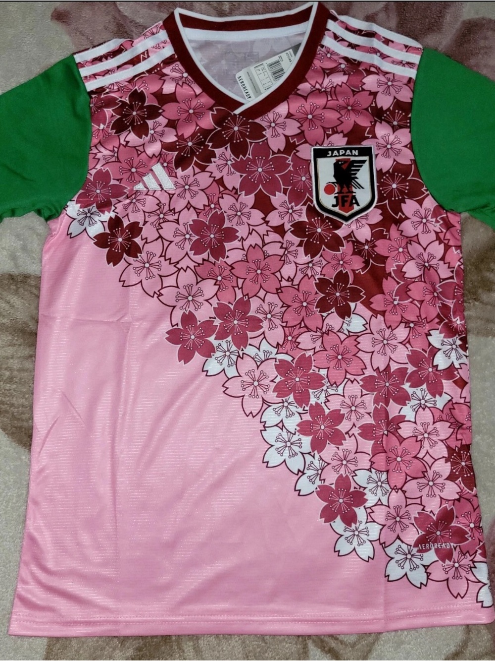 Japan Soccer Jersey -  Cherry Blossom